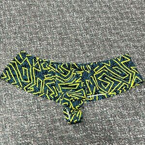 Men cheeky colored thong large